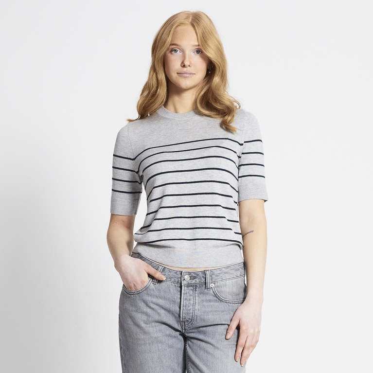 Fine-knit tee "Ada" Stripe 2